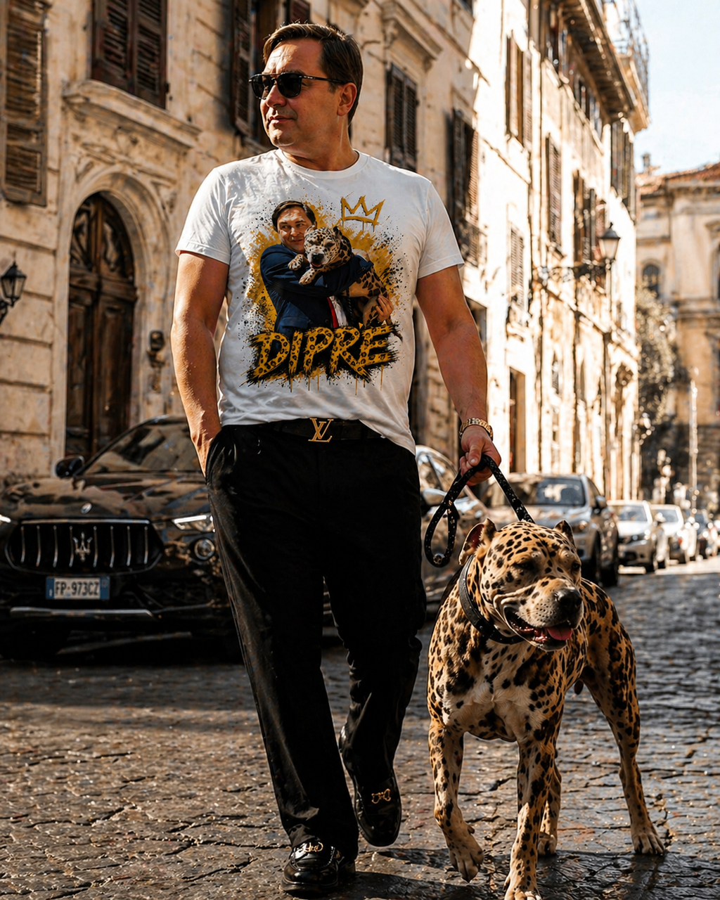 Diprè con il  Canepardo