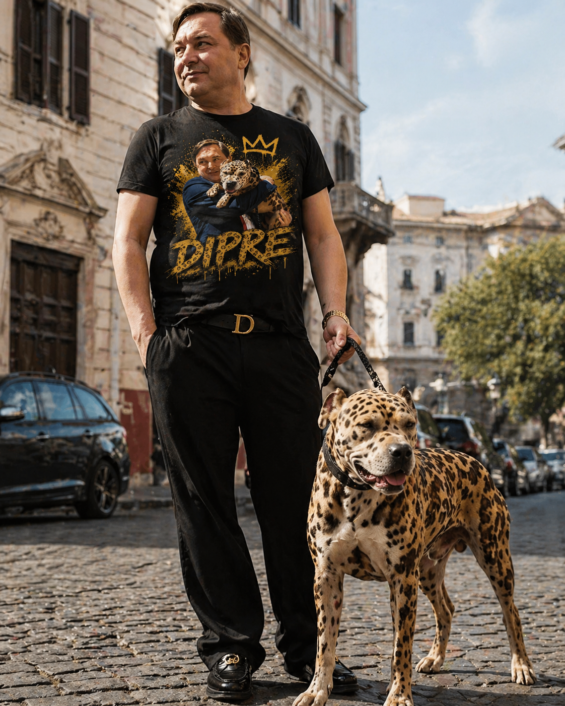 Diprè con il  Canepardo
